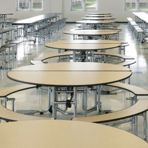 School Cafeteria Tables